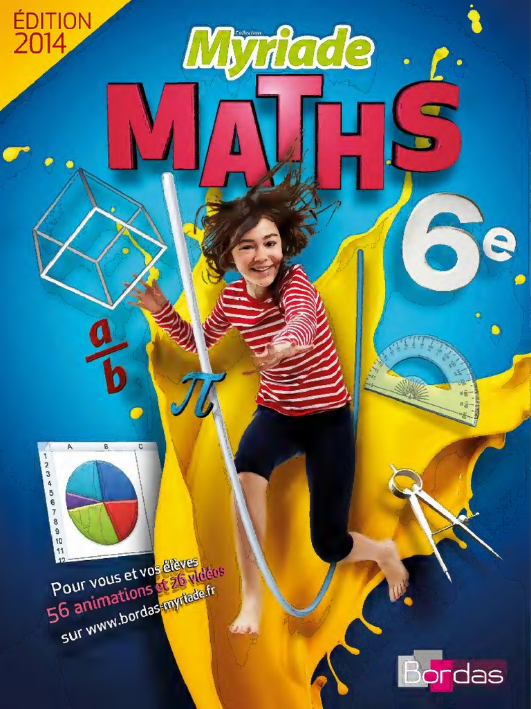 Manuel De Maths 5ème Myriade En Ligne Maths 6e Bordas | PDF | Division | Algèbre générale
