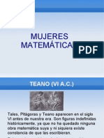 Mujeres Matemáticas