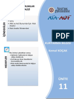 afet ve acil durumlar için risk anal atauni