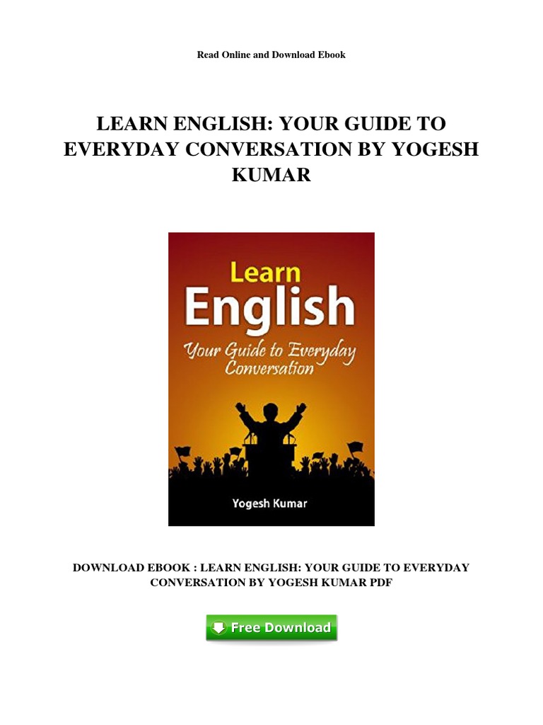 Everyday English Conversation Guide | PDF | English Language | Conversation