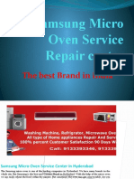 Samsung Micro Oven Repair Center in Hyderabad