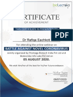 Envelope - Certificate-Promega-Biotecnika-Rasayanika PDF