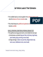 Fundamental Vehicle Loads & Their Estimation