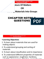 Nature of Matters-Shorting Materials Into Group