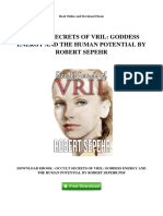 Occult Secrets of Vril Goddess Energy and The Human Potential by Robert Sepehr PDF