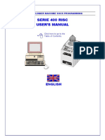 Serie 400 Risc User'S Manual: English