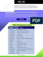 RSAC Editorial Calendar - 2020 2021 PDF