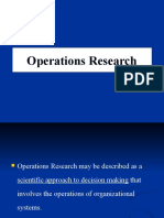 1 Operations Research