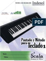 Pautado y Método para Teclado 1