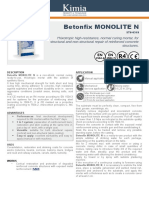 Tehnički List - BETONFIX - MONOLITE - N
