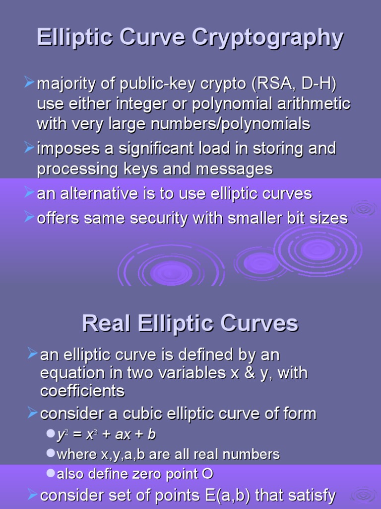 Elliptic Curve Cryptography Overview | PDF | Cryptography | Cyberwarfare