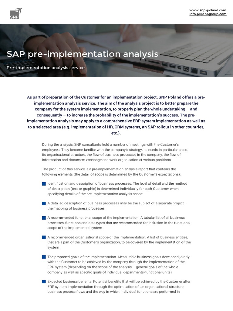SAP Implementation Analysis in the Philippines | PDF | Enterprise ...