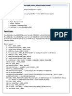 Functional Spcification Doc For Vendor Debit Memo Report