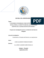 Escuela de Jurisprudencia: Social para La Constitución de Las Compañías Dentro de La Legislación Ecuatoriana."