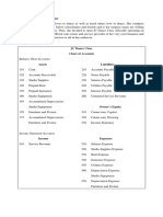 Sample Business (T-Accounts, Financial Statements)