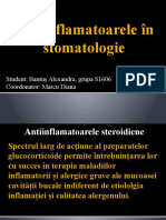 Antiinflamatoarele În Stomatologie
