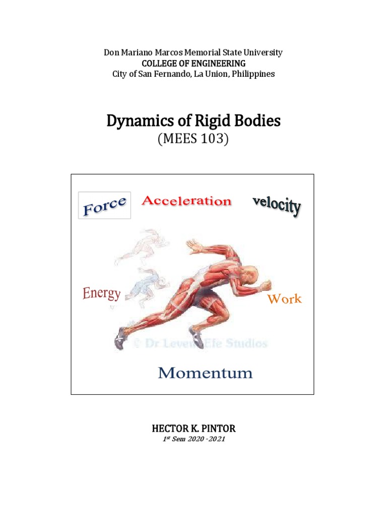 Dynamics of Rigid Bodies: (MEES 103) | PDF | Kinematics | Acceleration