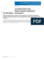 2019 Nat Photon - Mingbo He - High-Performance Hybrid Silicon and Lithium Niobate Mach-Zehnder Modulators For 100 Gbps and Beyond - SM