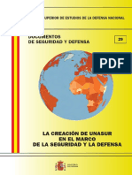 UNIDAD 4. La Creación de La UNASUR en El Marco de Defensa y Seguridad. Cuadernos de Defensa. 79 HOJAS PDF