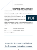 Download Organisational culture and Employee Motivation by Shabir Ahmad Wani SN47614459 doc pdf