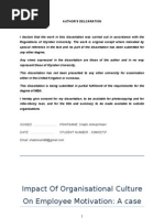 Download Organisational culture and Employee Motivation by Shabir Ahmad Wani SN47614459 doc pdf