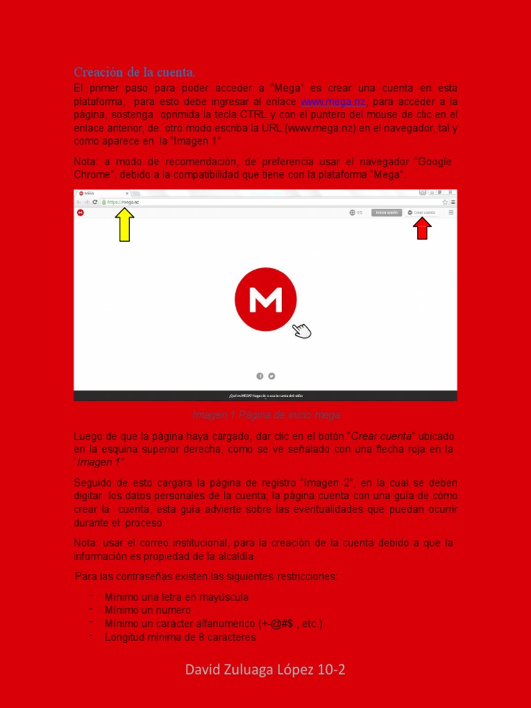 Cómo crear y sincronizar cuenta en Mega | PDF | Archivo de computadora ...