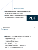 Phasor Algebra I