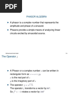 Phasor Algebra I