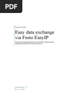 Easy Data Exchange Via Festo Easyip: Festo Ag & Co - KG