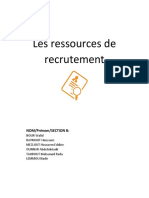 Les Ressources de Recrutement - 2 PDF