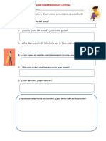Ficha Del Plan Lector PDF