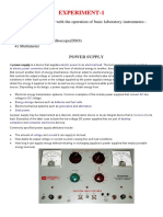 EE Laboratory Instruments