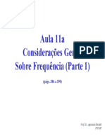 Considerações sobre Frequencia