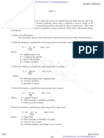 Strain Energy Formulas for Strength of Materials