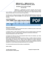 Informe Reflectores Sylveo Led Hidlgo e Hidalgo PDF