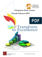 Distribusi Simpanan Bank Umum periode Februari 2019