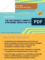 Chap5 The Five Generic Strategies Gamble