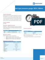 BDT13 - Differential Type Pressure Gauge 100 & 160mm: Product Description