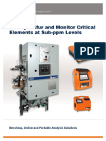 Certify Sulfur and Monitor Critical Elements at Sub-Ppm Levels