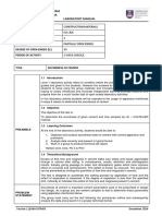 Fakulti Kejuruteraan Awam Universiti Teknologi Mara EC110 Laboratory Manual