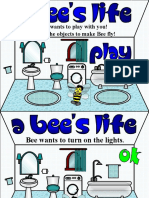 Bee Wants To Play With You! Click The Objects To Make Bee Fly!
