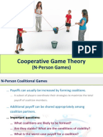 Cooperative Game Theory: (N-Person Games)