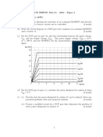 Computer Science Tripos Part IA - 2015 - Paper 2 Digital Electronics