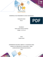 Paso 1 Elaborar reflexión sobre el significado de DPLM en primera infancia.