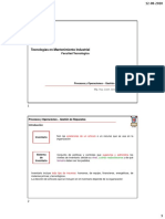 Clase 7.1 - Procesos y Operaciones - Gestión de Repuestos PDF