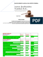 Remates Judiciales en el D.F.