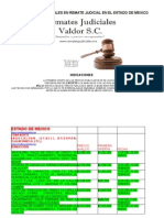 Remates Judiciales en El Estado de México