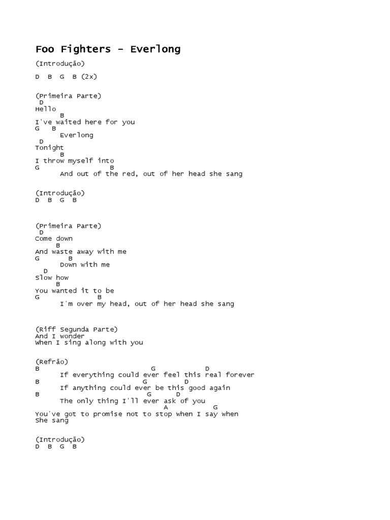 Foo Fighters - Everlong  Lyrics to live by, Words, Love songs lyrics