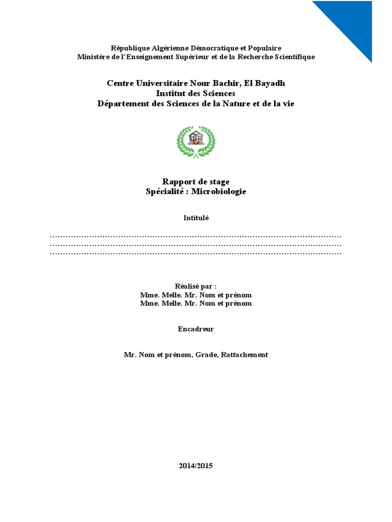 Page De Garde Cahier Science Biologique 0 Page de Garde | PDF