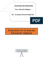 Evaluación en Educación religiosa.1